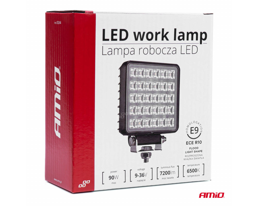 Werklamp AWL33 30 LED Floodlight 9-36V, afm.: 110x110x45mm