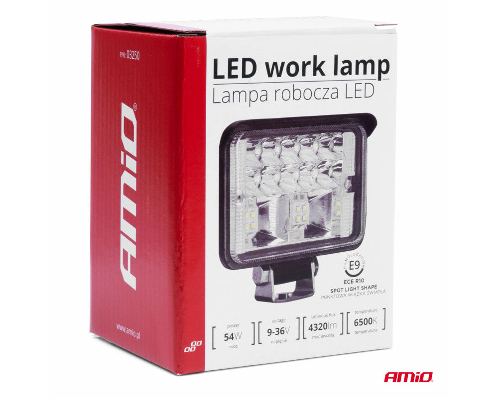 Werklamp AWL39 18 LED Spotlight 9-36V, afm: 80x110x60mm