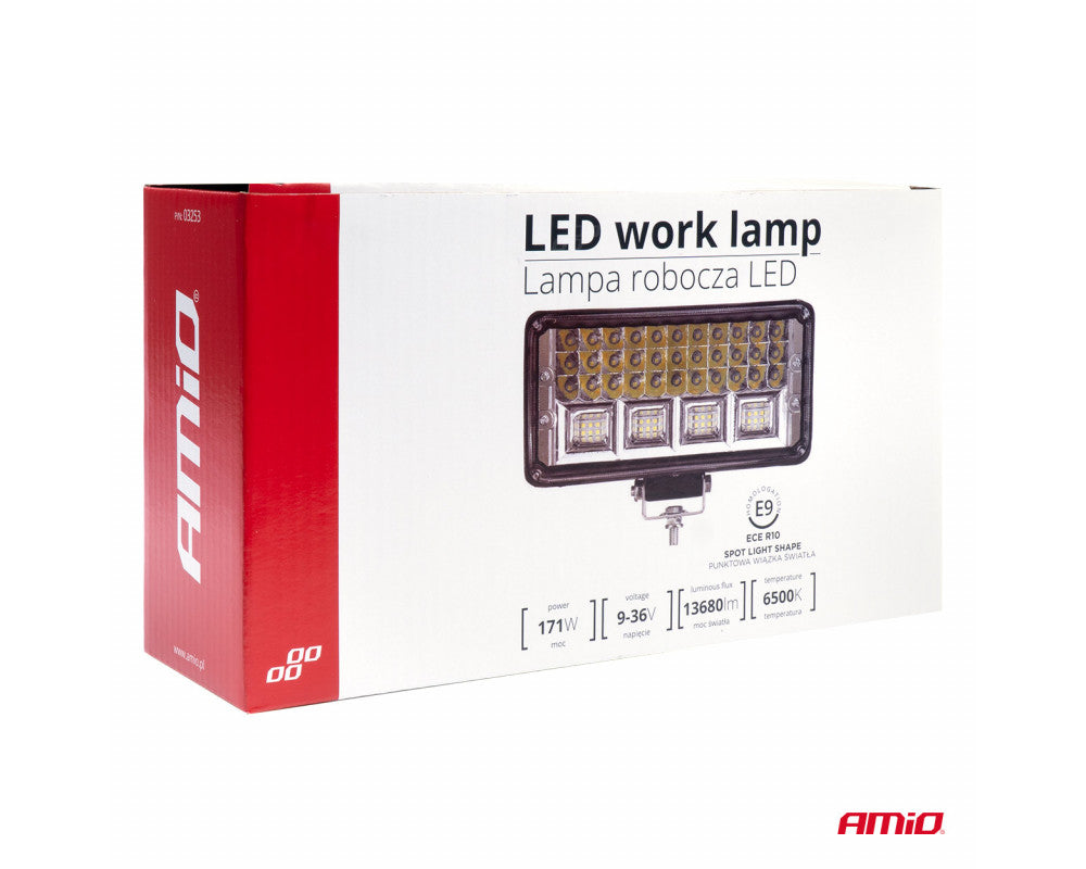 Werklamp AWL42 57 LED Spotlight 9-36V, afm.: 110x230x60mm