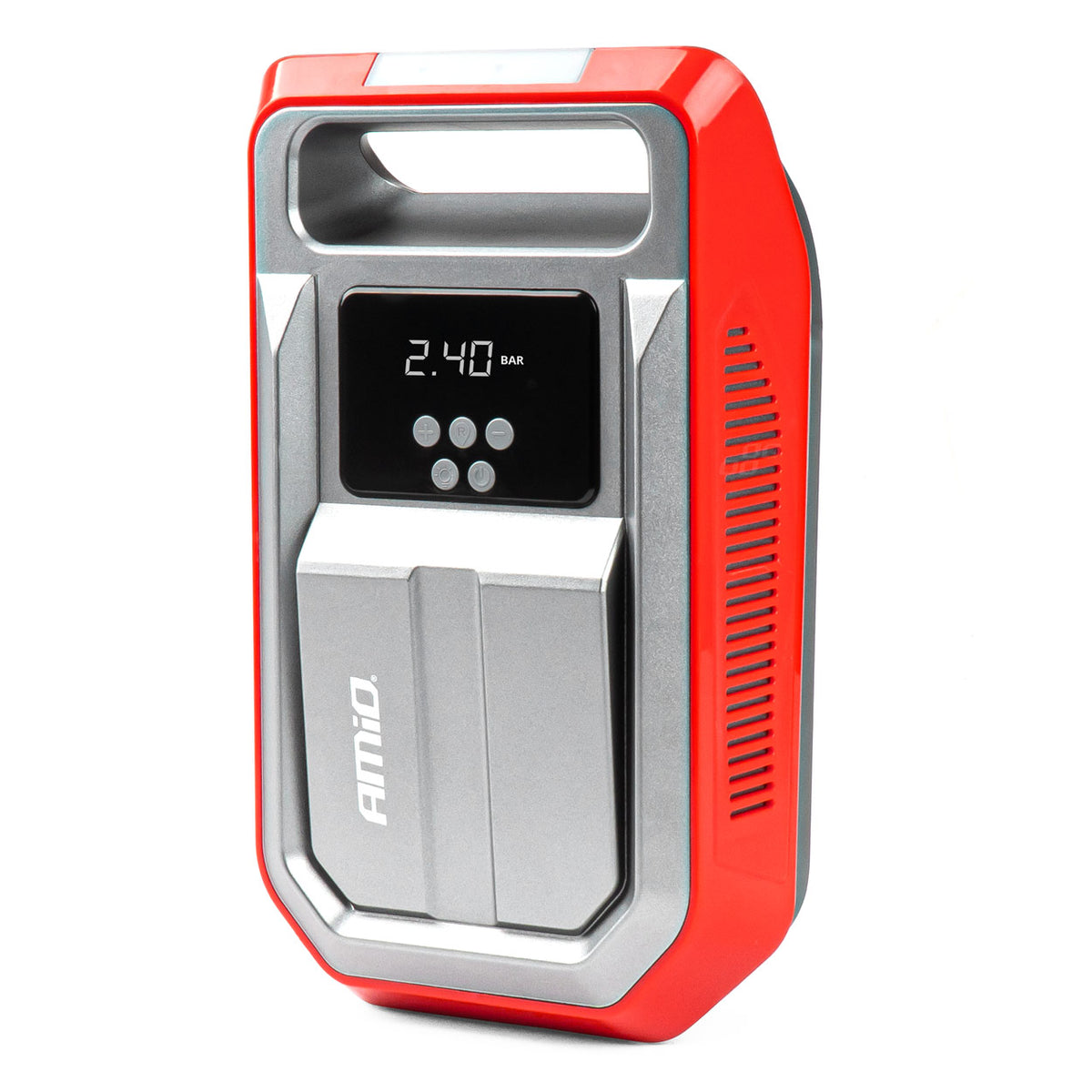 Auto Luchtcompressor met digitale manometer en LED-licht 12V ACOMP-18 AMiO 03268 - AMiO 03268 - afbeelding 1