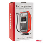 Auto Luchtcompressor met digitale manometer en LED-licht 12V ACOMP-18 AMiO 03268 - AMiO 03268 - afbeelding 7