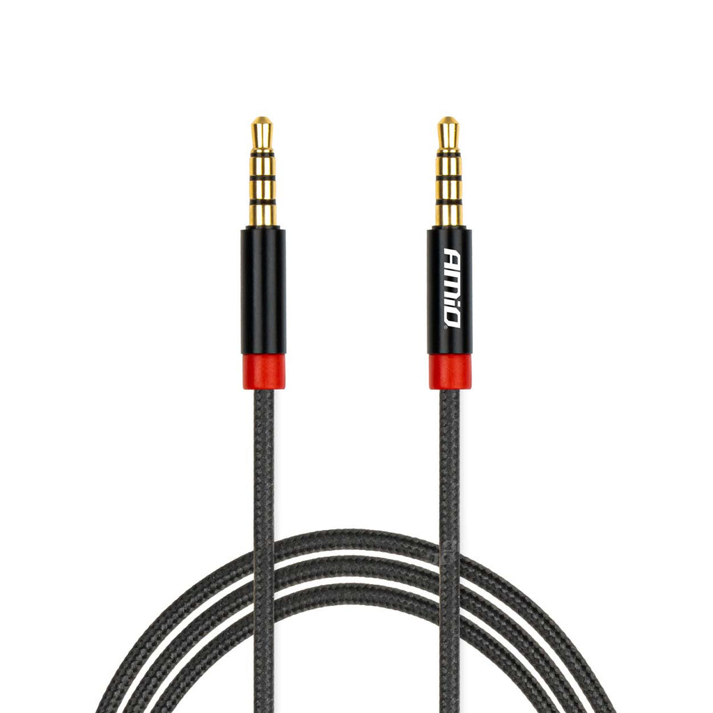 AUX kabel mini jack-jack 3,5mm 100cm AMiO 03269 - AMiO 03269 - afbeelding 5