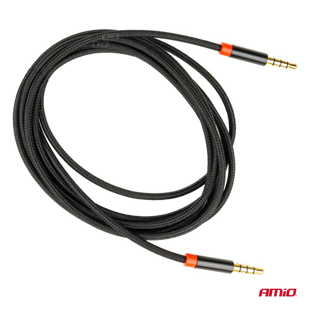 AUX kabel mini jack-jack 3,5mm 200cm AMiO 03270 - AMiO 03270 - afbeelding 2