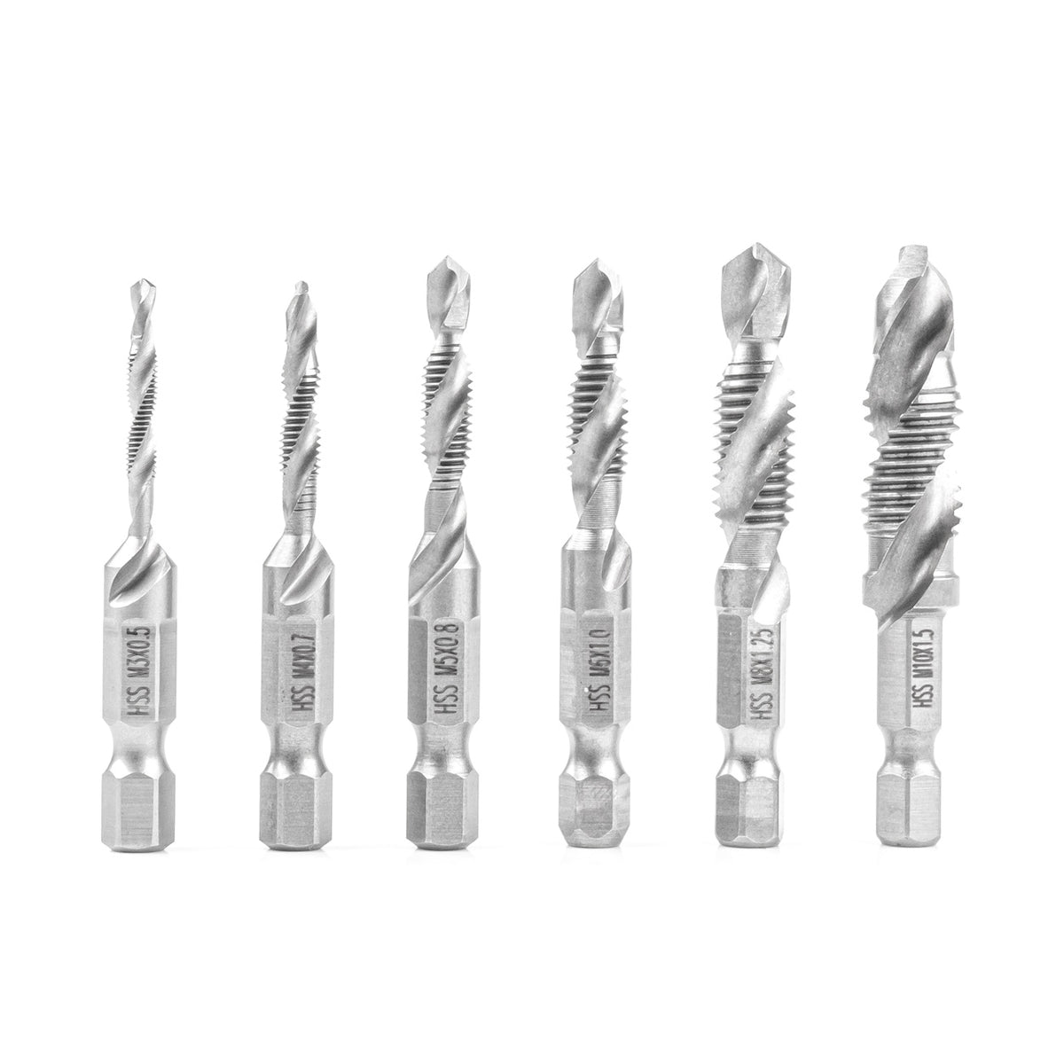 Tap boren set 6 stuks AMiO 03272 - AMiO 03272 - afbeelding 4
