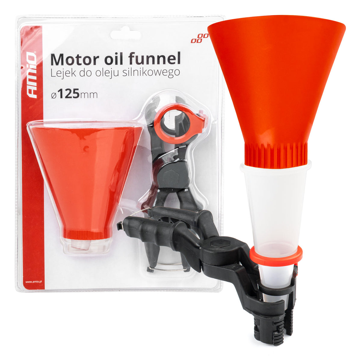 Motorolietrechter met houder 125mm AMiO 03278 - AMiO 03278 - afbeelding 6
