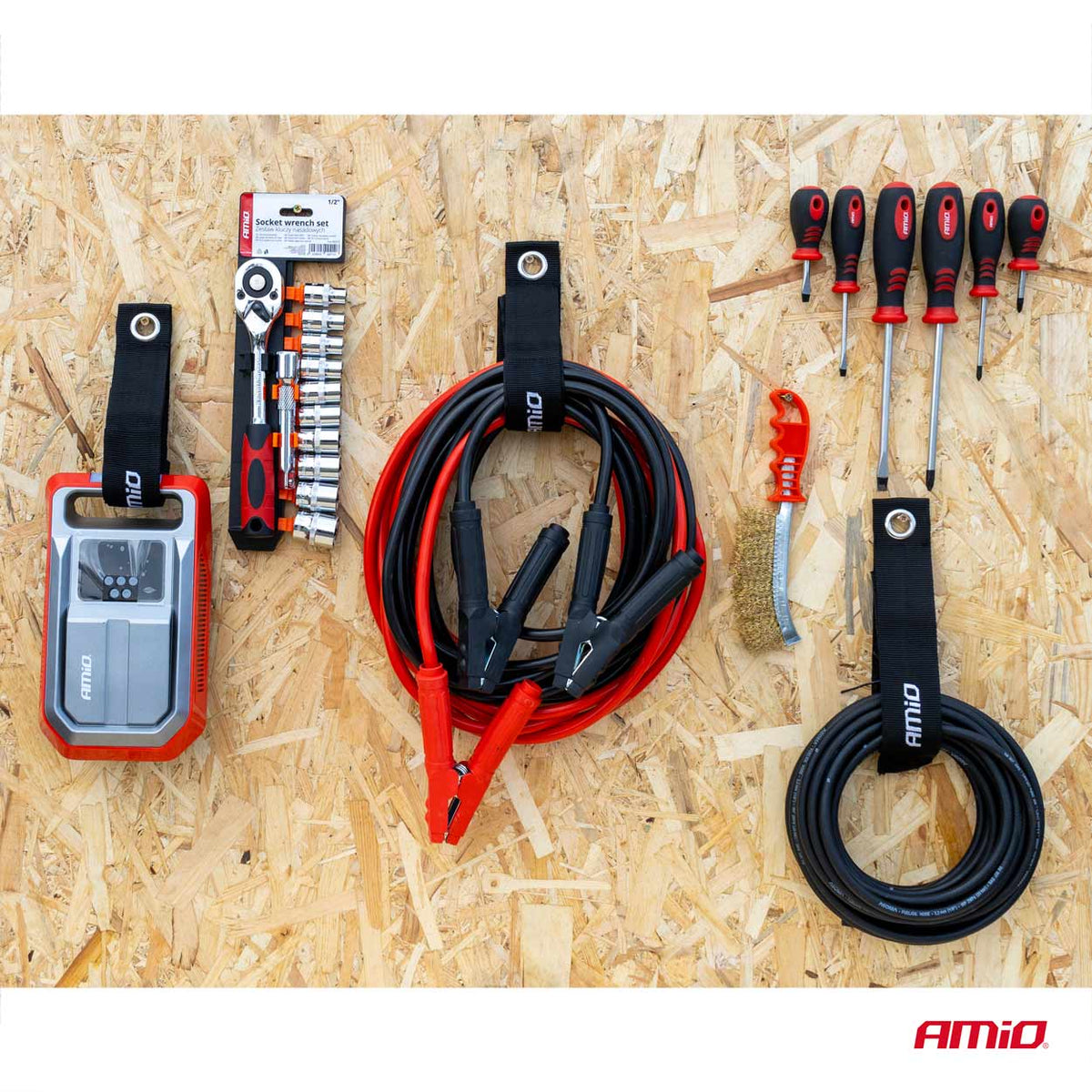 Klittenband houder 50x630mm AMiO 03284 - AMiO 03284 - afbeelding 2
