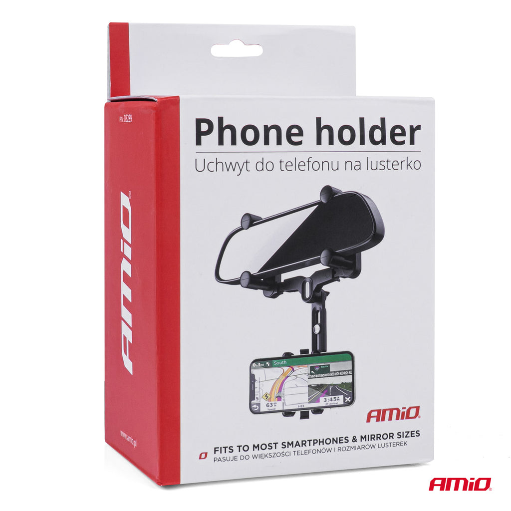 Achteruitkijkspiegel telefoonhouder HOLD-20 AMiO 03289 - AMiO 03289 - afbeelding 5