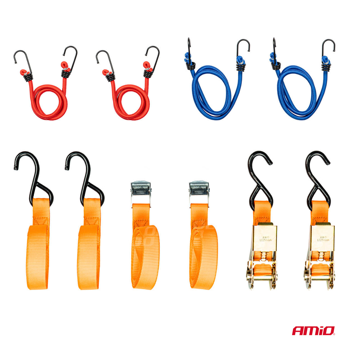 Transportbanden en elastische touwen set AMiO 03293 - AMiO 03293 - afbeelding 1