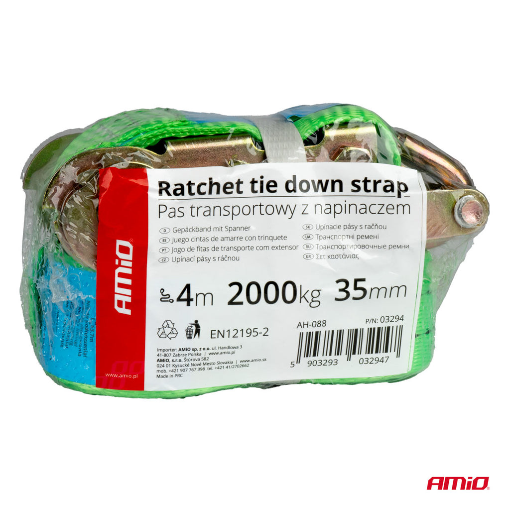 Ratel spanband 2000kg 38mm 4m AMiO 03294 - AMiO 03294 - afbeelding 7
