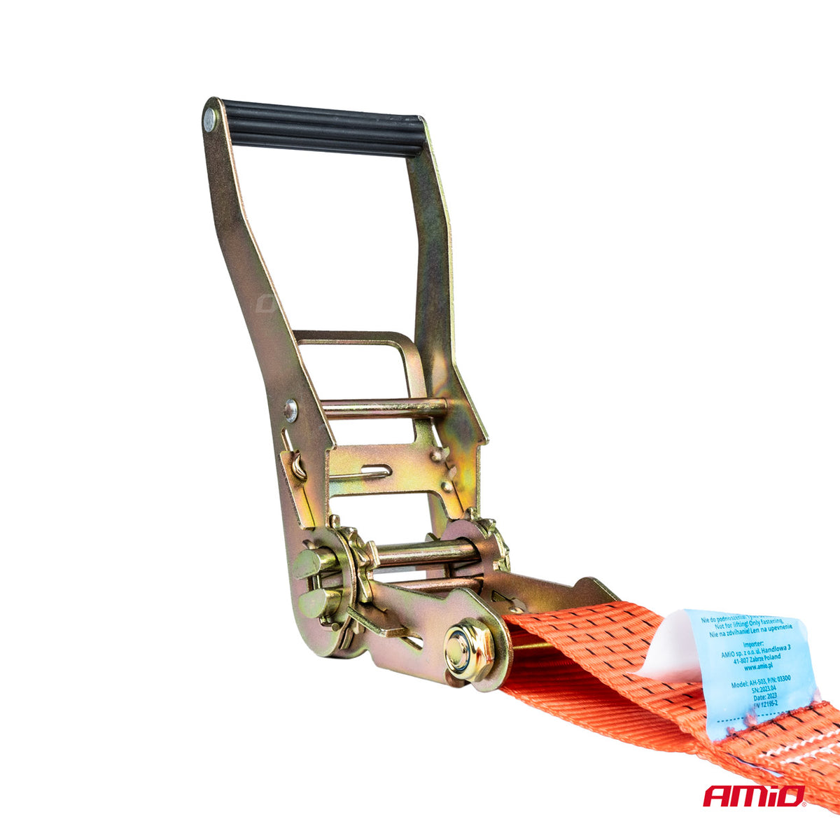 Ratel vastbinden 5000kg 50mm 10m AMiO 03300 - AMiO 03300 - afbeelding 2