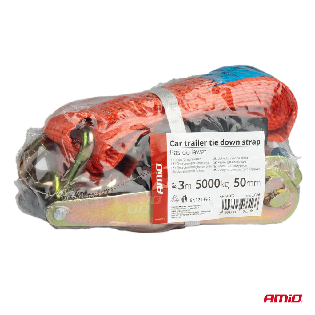 Aanhanger spanband 5000kg 50mm 3m AMiO 03316 - AMiO 03316 - afbeelding 6