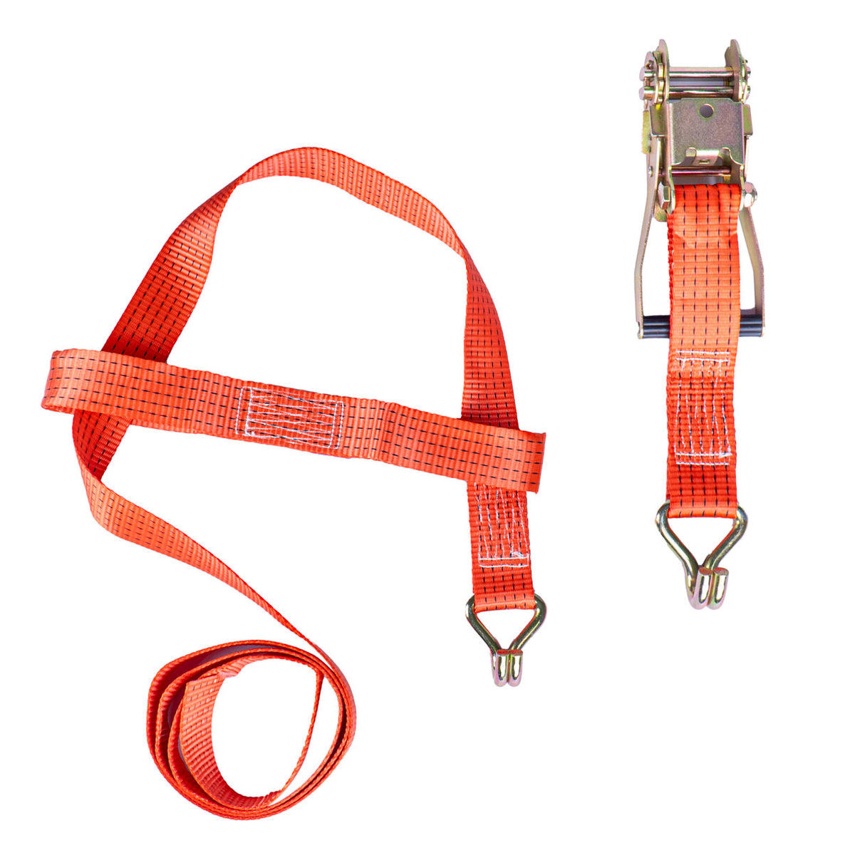 Transportband met spanner en beugel 5T 5000kg 50mm 3m AMiO 03317 - AMiO 03317 - afbeelding 1