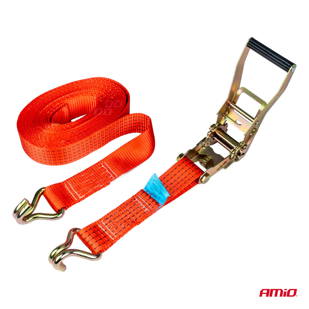 Transportband met spanner en beugel 5T 5000kg 50mm 3m AMiO 03317 - AMiO 03317 - afbeelding 2