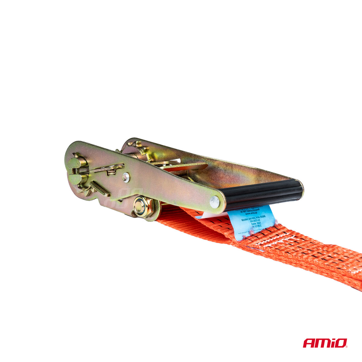 Transportband met spanner en beugel 5T 5000kg 50mm 3m AMiO 03317 - AMiO 03317 - afbeelding 5