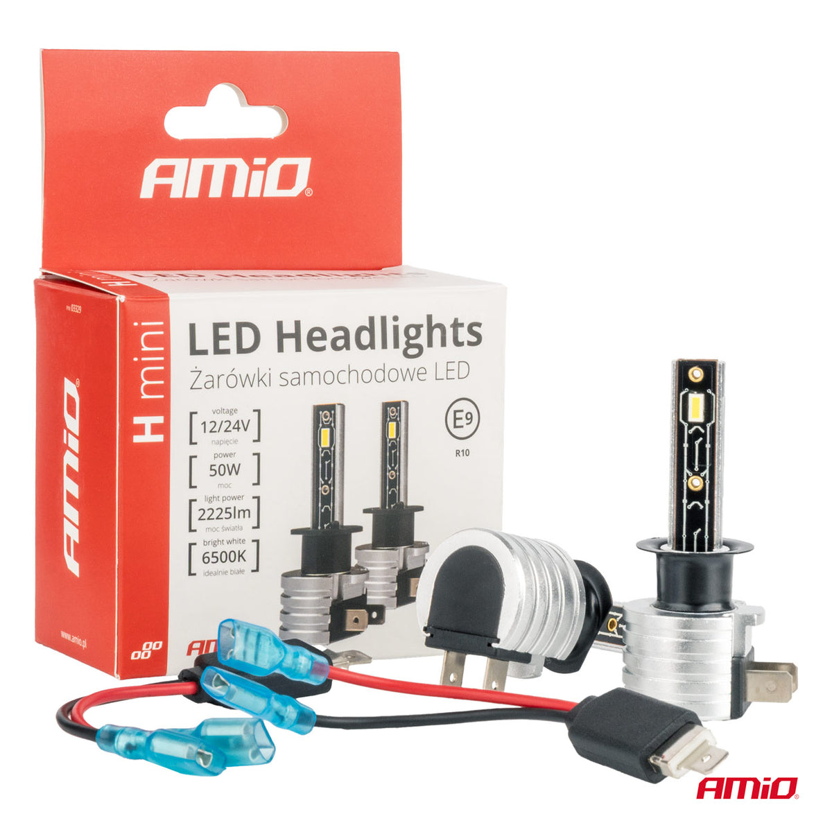 LED-koplampen H-mini-serie H1 AMiO 03329 - AMiO 03329 - afbeelding 4