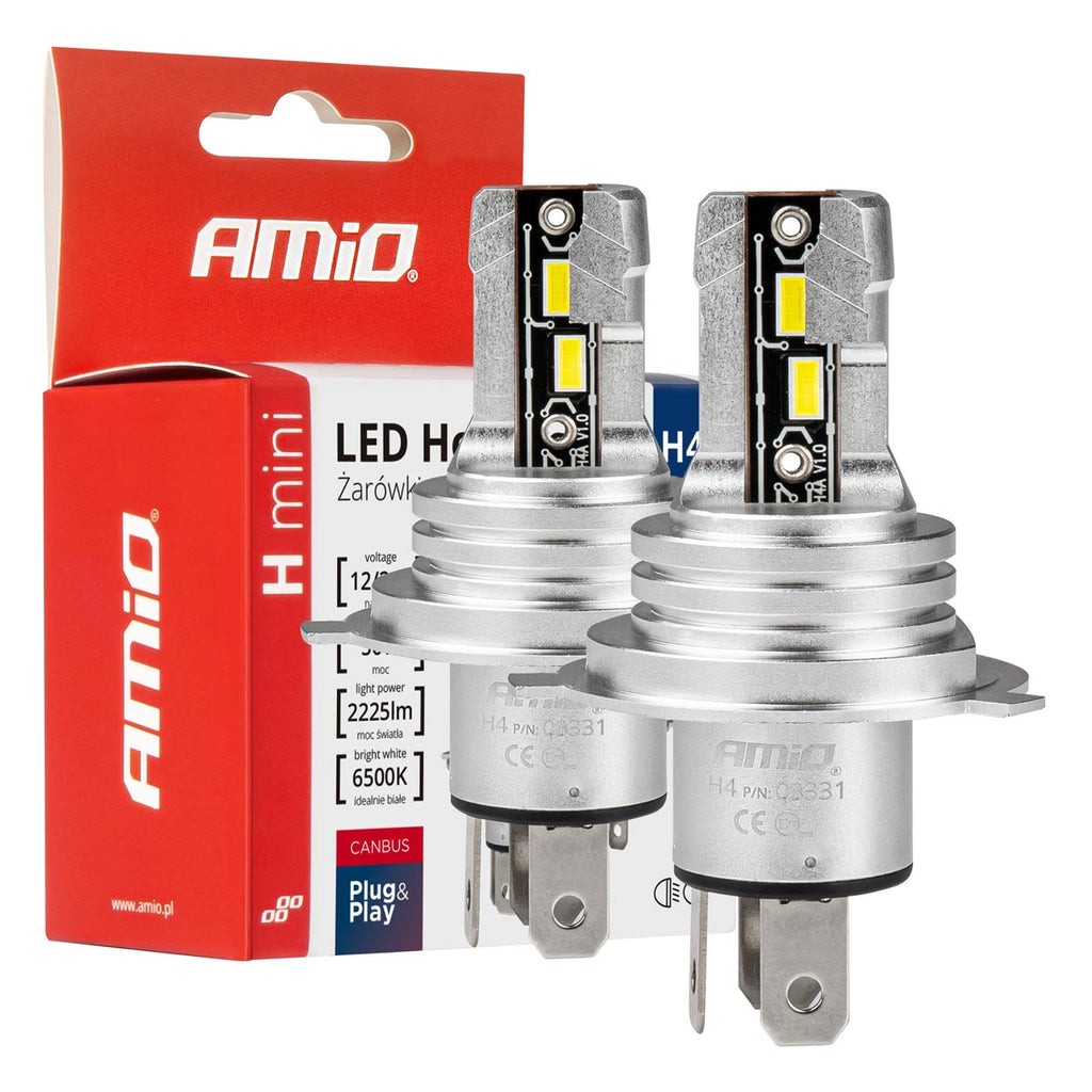 LED-koplampen H-mini Serie H4/H19 AMiO 03331 - AMiO 03331 - afbeelding 6