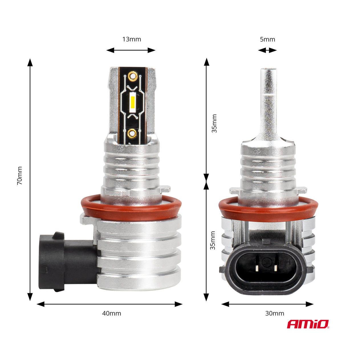 LED-koplampen H-mini-serie H8/H9/H11/H16 AMiO 03333 - AMiO 03333 - afbeelding 3