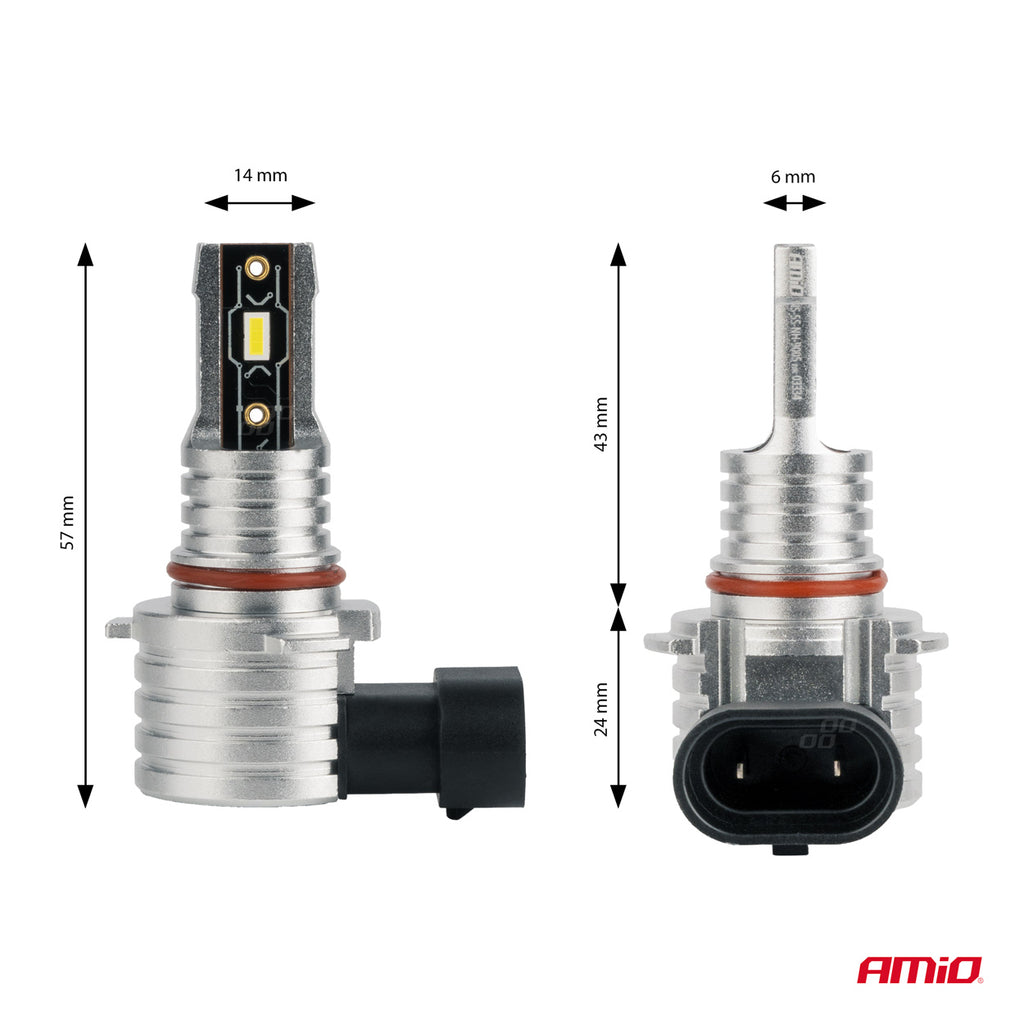LED-koplampen H-mini-serie HB3 9005/HIR1 9011/H10 AMiO 03334 - AMiO 03334 - afbeelding 3