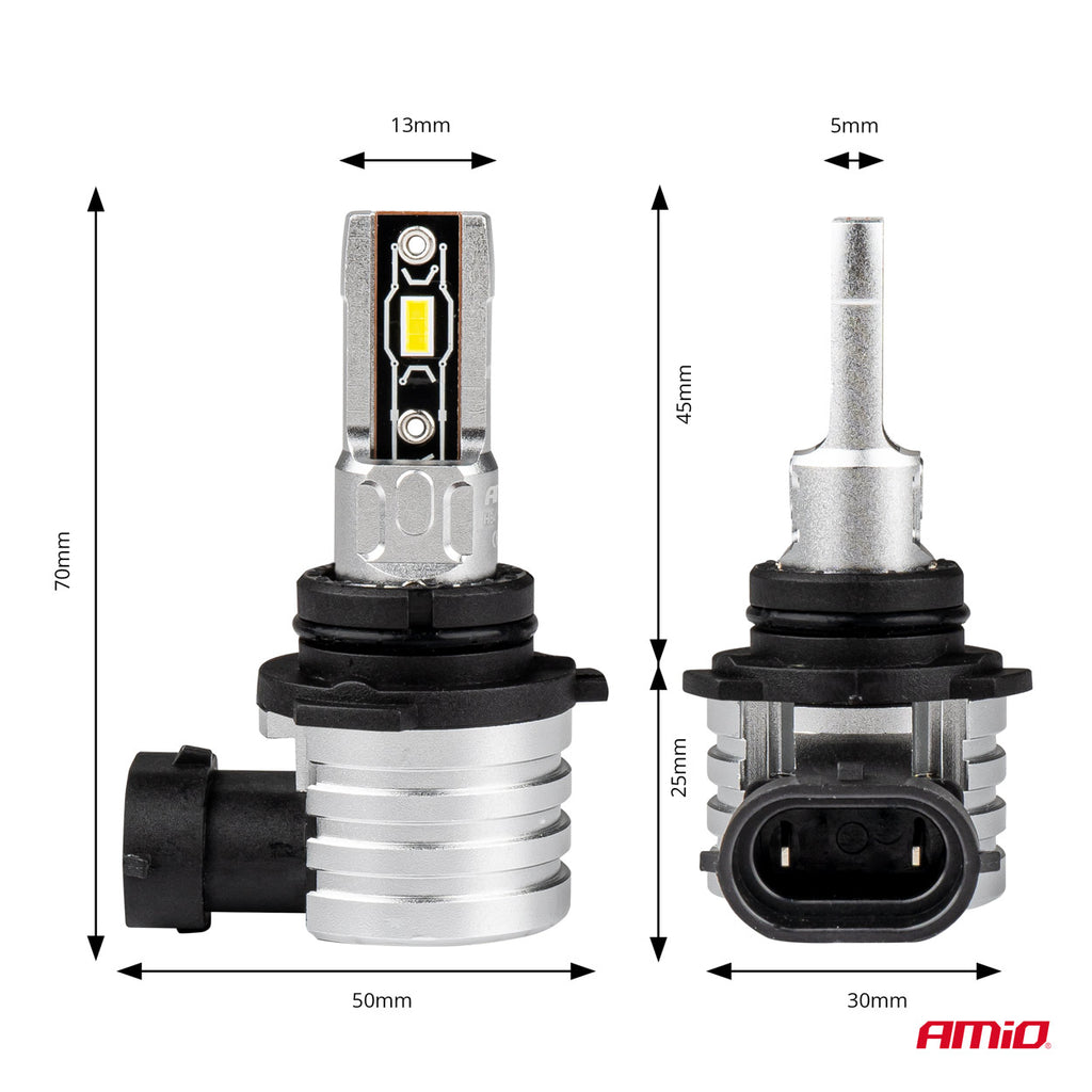 LED-koplampen H-mini-serie HB4 9006 AMiO 03335 - AMiO 03335 - afbeelding 3