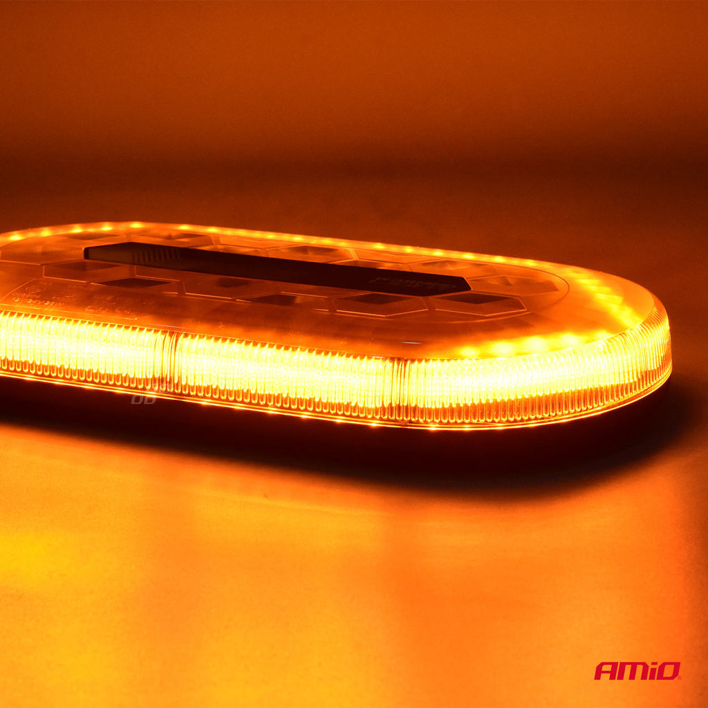MAGNETISCHE MINI-lichtbalk met hoge intensiteit WLB78 293x171mm R65 R10 48LED 12/24V IP56 AMiO 03336 - AMiO 03336 - afbeelding 2