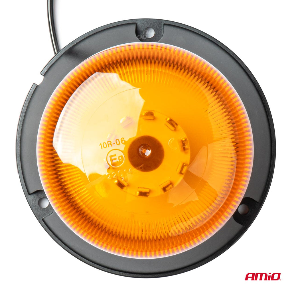 LED Waarschuwingslamp W22m Magnetisch / 3 schrobben, ECE R10 60LED 12/24V IP66 AMiO 03337 - AMiO 03337 - afbeelding 3