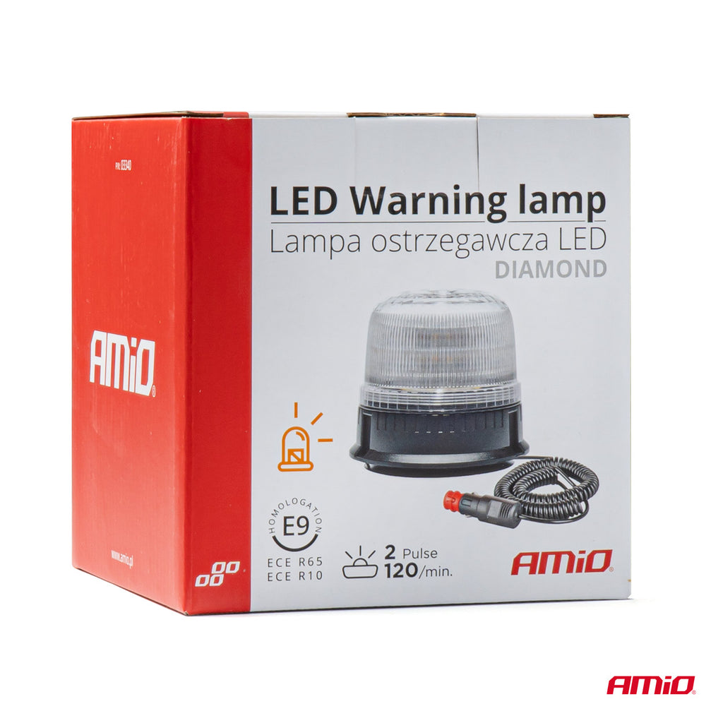 LED Waarschuwingslamp 24 LED W25M 12V 24V AMiO 03340 - AMiO 03340 - afbeelding 8