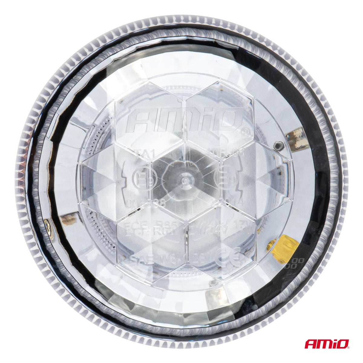 LED Waarschuwingslamp W25b 3 schroeven R65 R10 24LED 12/24V IP66 AMiO 03341 - AMiO 03341 - afbeelding 3