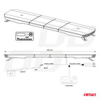 LED waarschuwingslichtbalk 156 LED 1168mm AMiO 03344 - AMiO 03344 - afbeelding 9