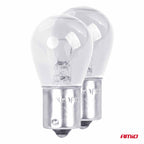 Halogeenlampen P21W BA15s 12V 2st blister AMiO 03351 - AMiO 03351 - afbeelding 2