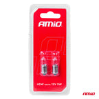 Halogeenlampen H5W 12V 5W BAX9S wit 2st blister AMiO 03354 - AMiO 03354 - afbeelding 4