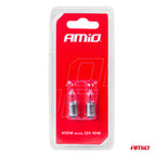 Halogeenlampen H10W 12V 10W BAX9S wit 2st blister AMiO 03356 - AMiO 03356 - afbeelding 4