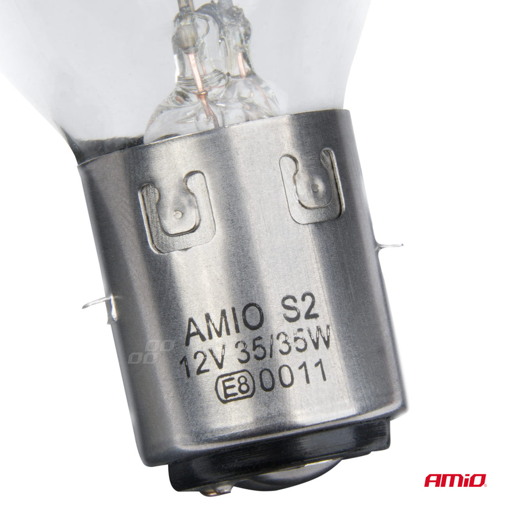 Halogeenlampen S2 12V 35/35W BA20d 1st AMiO 03368 - AMiO 03368 - afbeelding 3