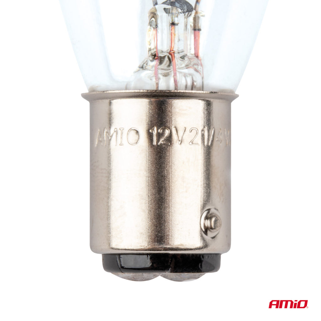 Halogeenlampen P21/4W 12V BAZ15d 10st AMiO 03369 - AMiO 03369 - afbeelding 4