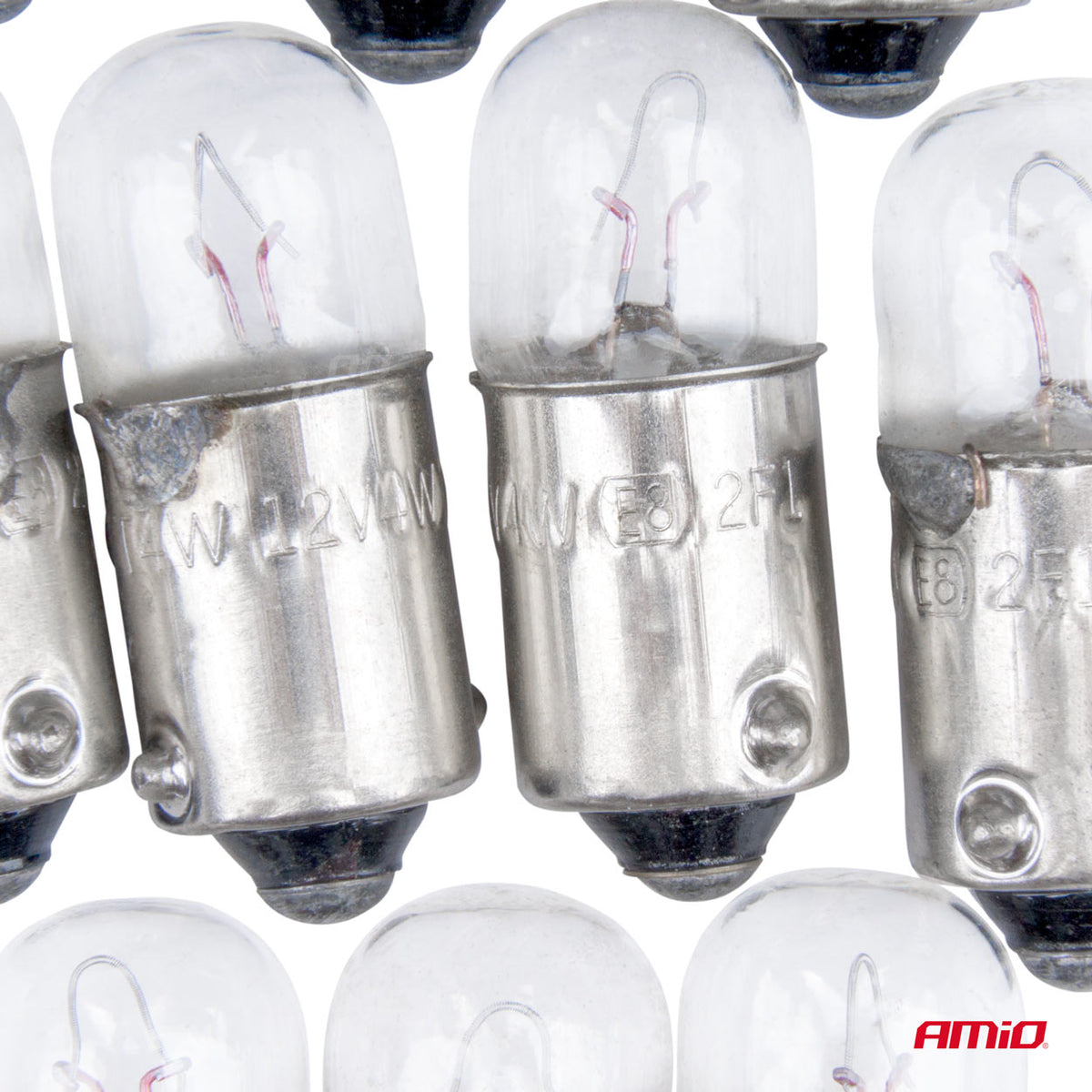 Halogeenlampen T4W 12V 4W BA9S 10st AMiO 03370 - AMiO 03370 - afbeelding 4