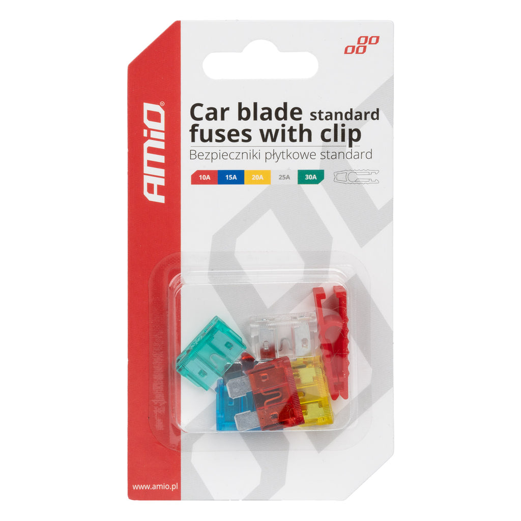 Autoblad standaard zekeringen met trekker, assortiment AMiO 03380 - AMiO 03380 - afbeelding 1