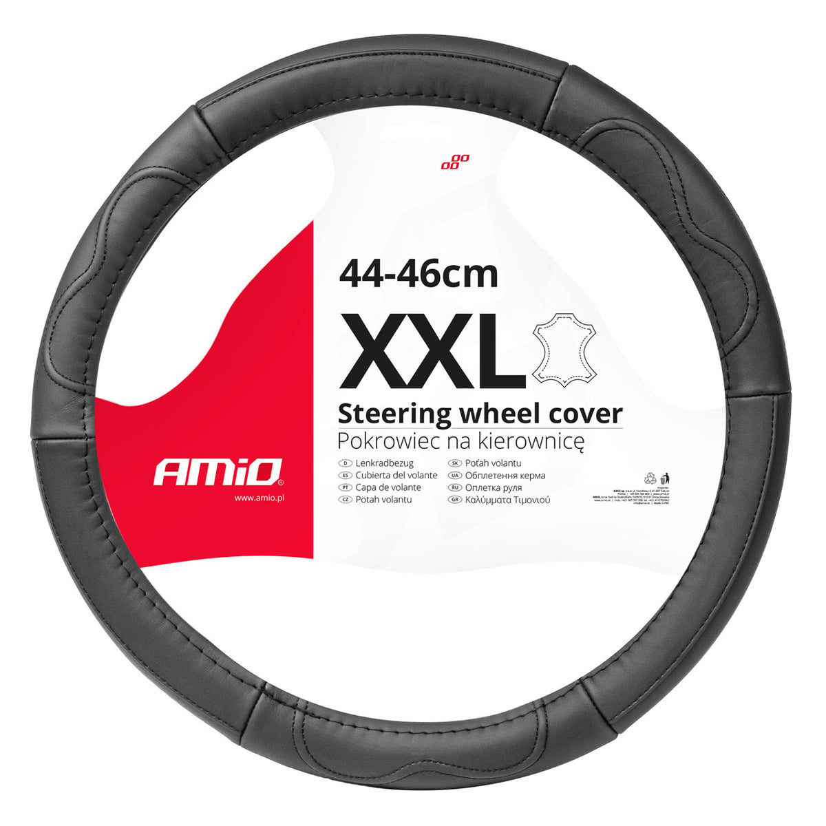 Stuurhoes Leder Serie SWC-49-XXL (44-46cm) AMiO 03554 - AMiO 03554 - afbeelding 1
