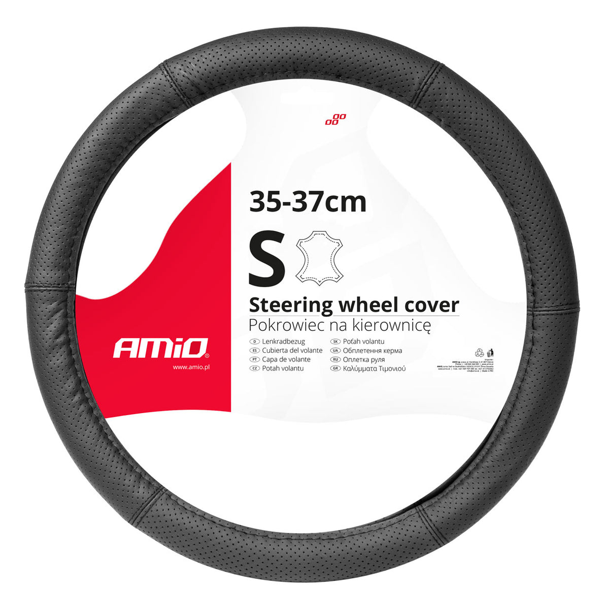 Stuurhoes Leder Serie SWC-50-S (35-37cm) AMiO 03555 - AMiO 03555 - afbeelding 1