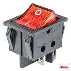Rechthoekige schakelaar 12V/230V (met rood licht) BU02 AMiO 03613 - AMiO 03613 - afbeelding 5
