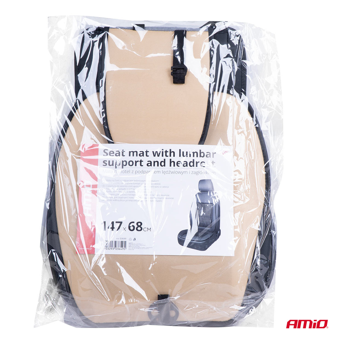 Zitmat met lendensteun en hoofdsteun AMiO 03649 - AMiO 03649 - afbeelding 12