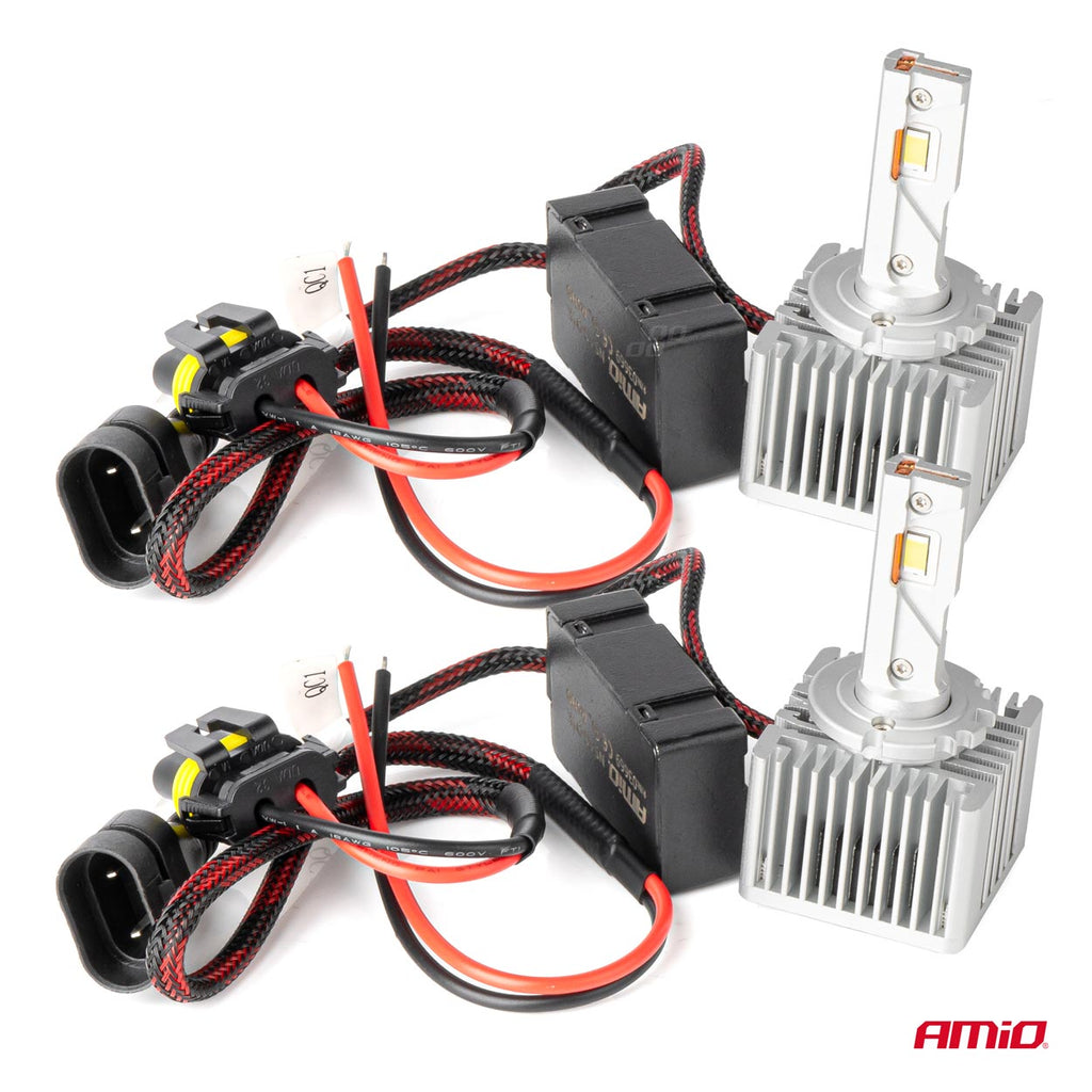 LED Koplampen X AllinOne Series D1S D3S D8S canbus 6000K AMiO 03669 - AMiO 03669 - afbeelding 4