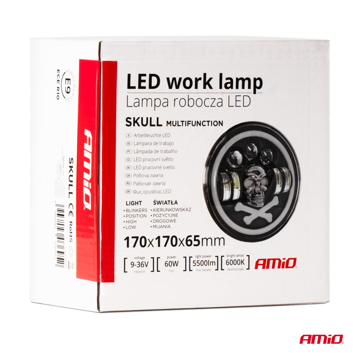 Werklamp Multifunctionele 9-36V 60W AMiO 03695 - AMiO 03695 - afbeelding 6