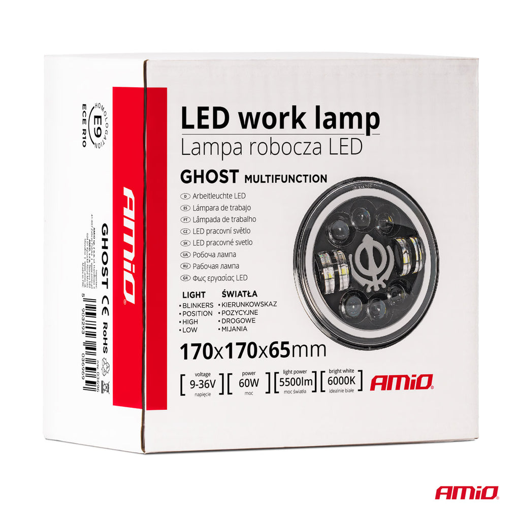 Werlamp Multifunctioneel 9-36V 60W AMiO 03696 - AMiO 03696 - afbeelding 7