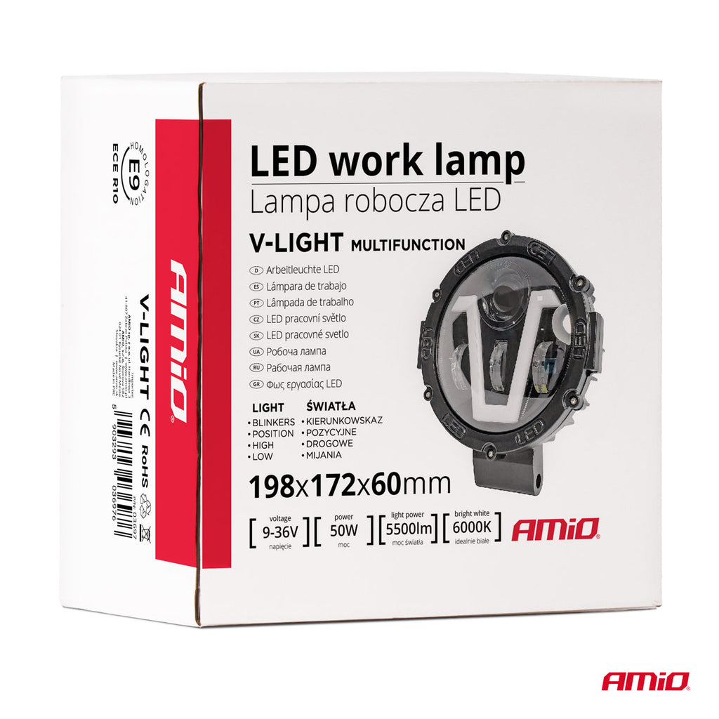 Werklamp Multifunctionele 9-36V 50W AMiO 03697 - AMiO 03697 - afbeelding 8