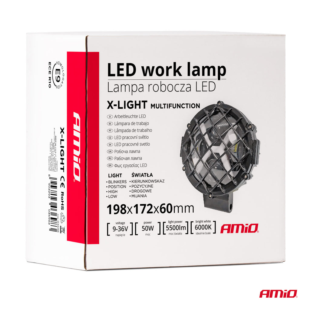 Werklamp Multifunctionele 9-36V 50W AMiO 03698 - AMiO 03698 - afbeelding 7