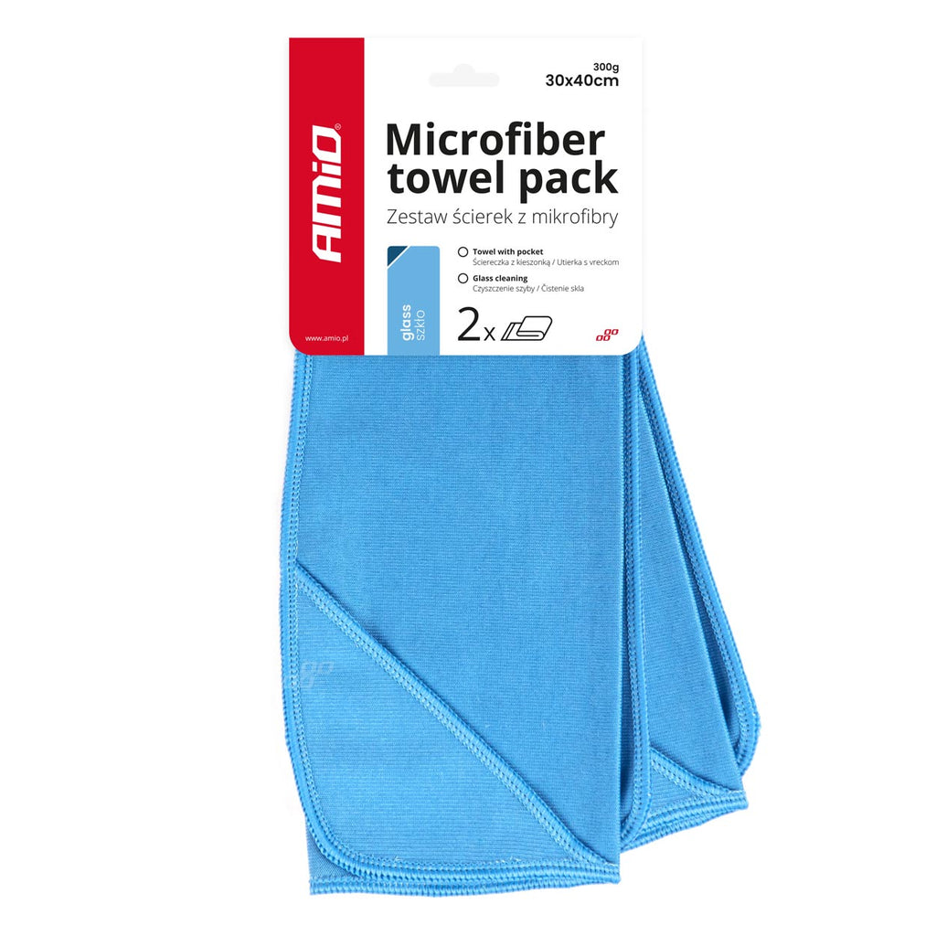 Microvezel ramen polijstdoek 30x40cm AMiO 03732 - AMiO 03732 - afbeelding 1