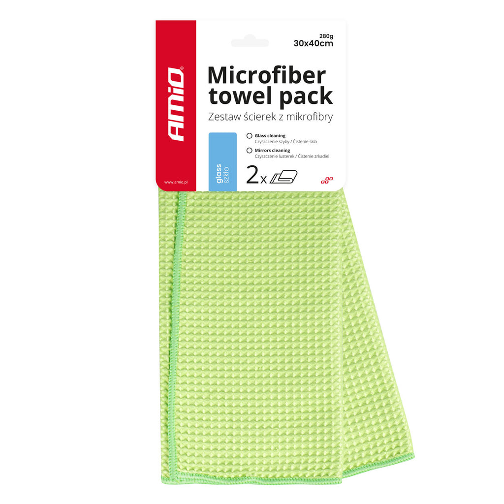 Microvezel poetsdoek voor grove onzuiverheden 30x40cm 280g AMiO 03734 - AMiO 03734 - afbeelding 2