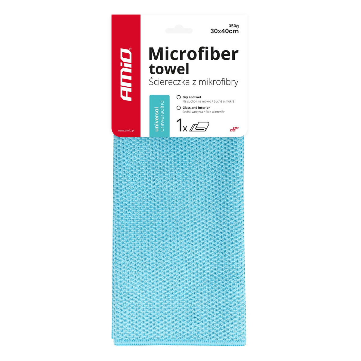 Microvezel kandler doek universeel gebruik 30x40cm 350g AMiO 03736 - AMiO 03736 - afbeelding 4