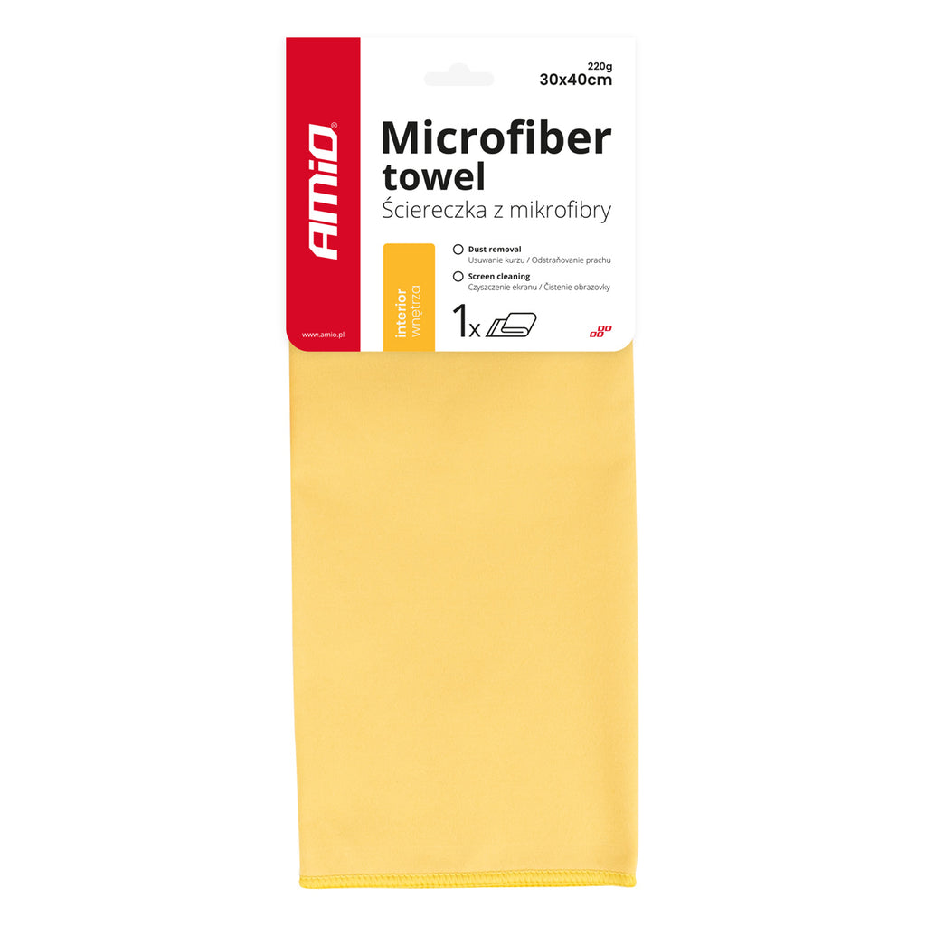 Microvezeldoek voor binnen 30x40cm 220g AMiO 03744 - AMiO 03744 - afbeelding 1