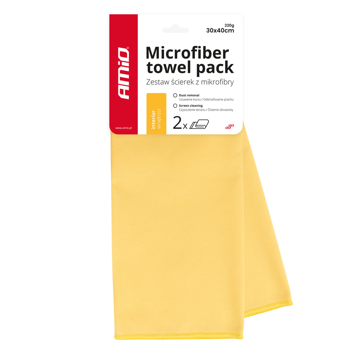 Interieur microvezeldoek 30x40cm 220g AMiO 03745 - AMiO 03745 - afbeelding 2