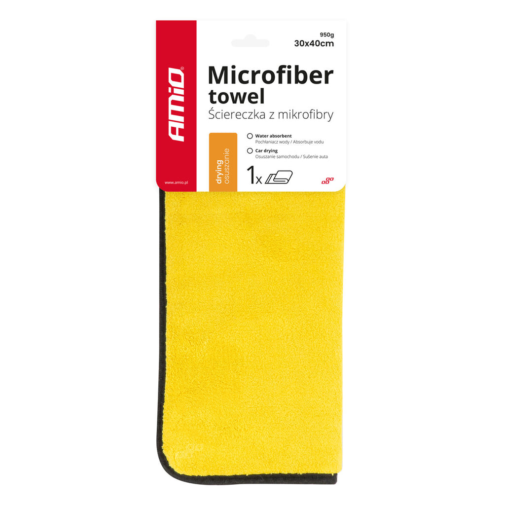 Microvezel droogdoek 30x40cm 950g AMiO 03754 - AMiO 03754 - afbeelding 1